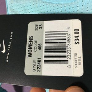 Light blue mesh Nike tank extra small (XS) new